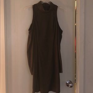 Limière Suede Mini Dress